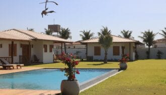 6 Chalet et piscine